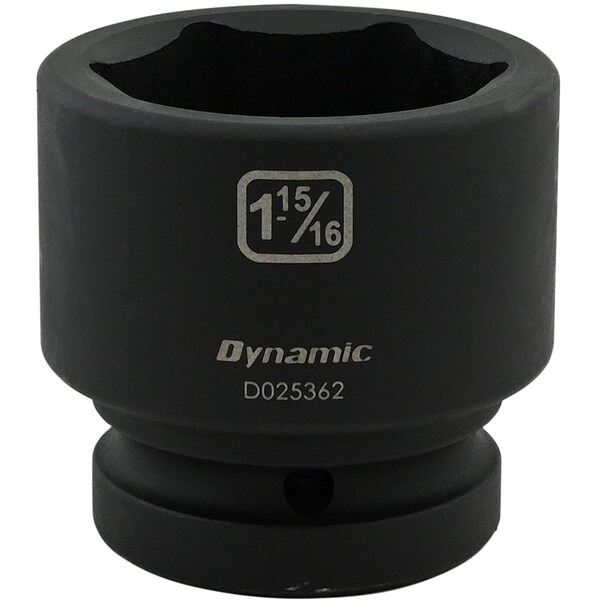 1" Drive Standard Socket, Black Phosphate, Tools 1-15/16" X 1" Drive, 6 Point Standard Length